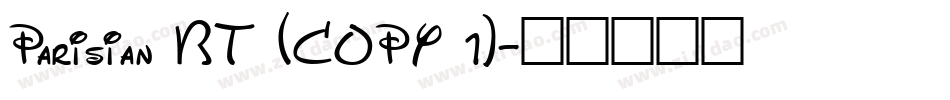 Parisian BT (COPY 1)字体转换